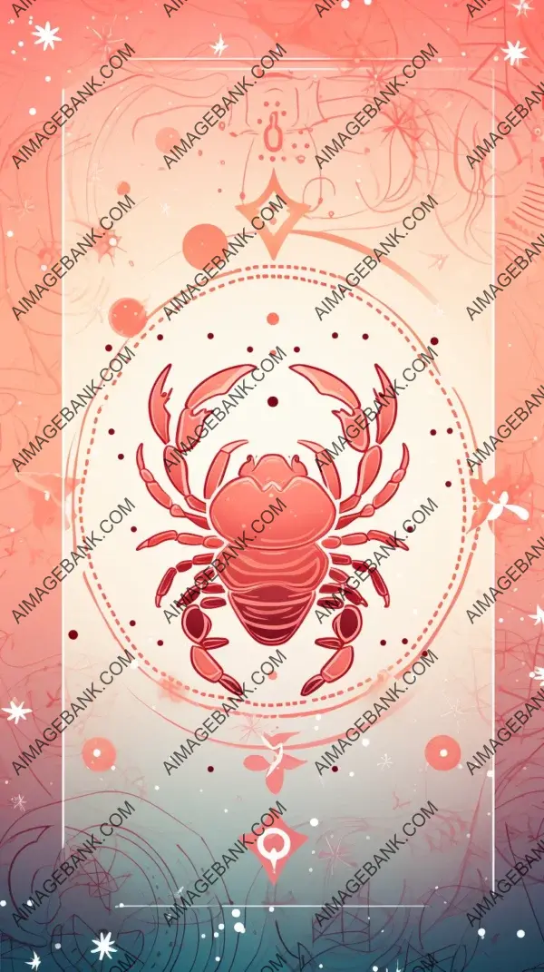 Relaxing Cancer Zodiac Phone Wallpaper