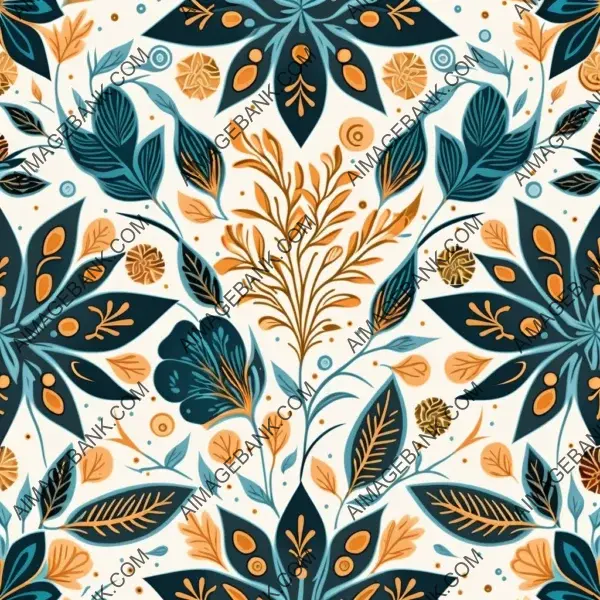 Visually Appealing Seamless Pattern with Intricate Repeat