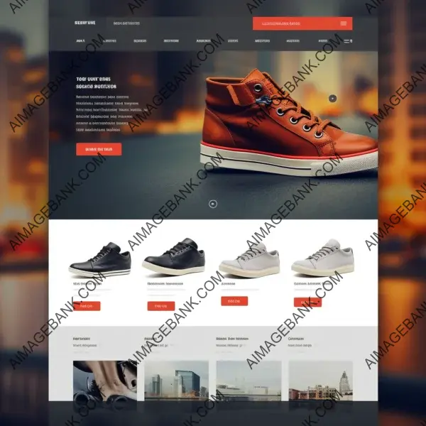 Craft Professional Templates for E-commerce Shoe Websites