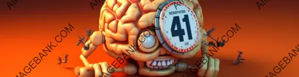 404 error message featuring puzzled brain