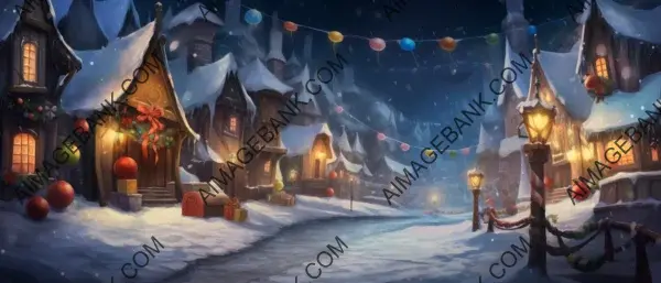 Christmas-themed promotional banner to spread cheer.