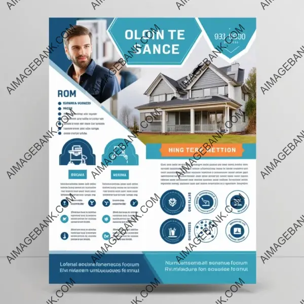 Creatively designed DL flyer showcasing modern home diagnostics.