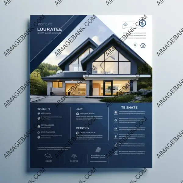 DL flyer with a creative design featuring modern home diagnostics.