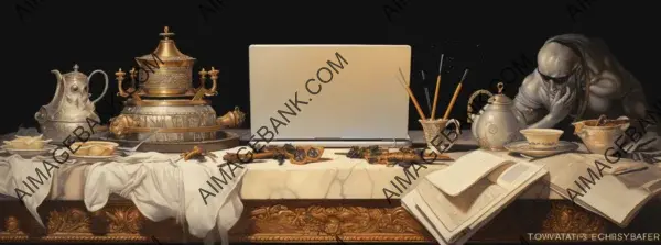 Wealthy Laptop Lifestyle Facebook Group Banner Design