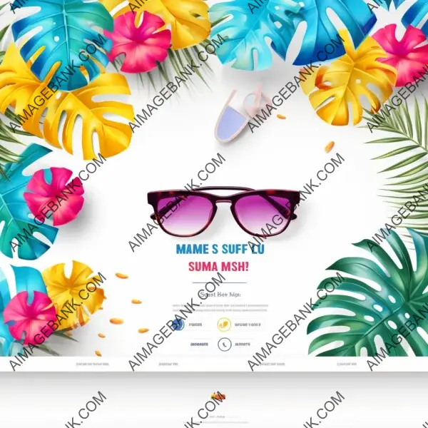 Boost sales with a new summer discount banner template