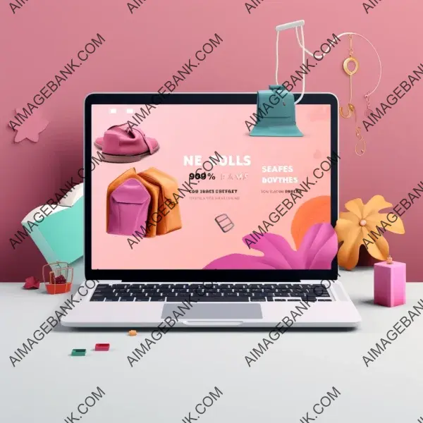 E-commerce Sales Promotion: Stylistic Banner