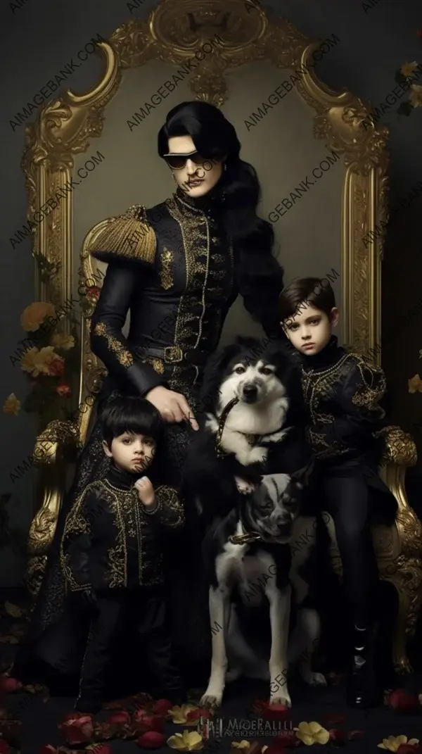 Dynamic Family Photography with Bayonetta-Inspired Editorial Look