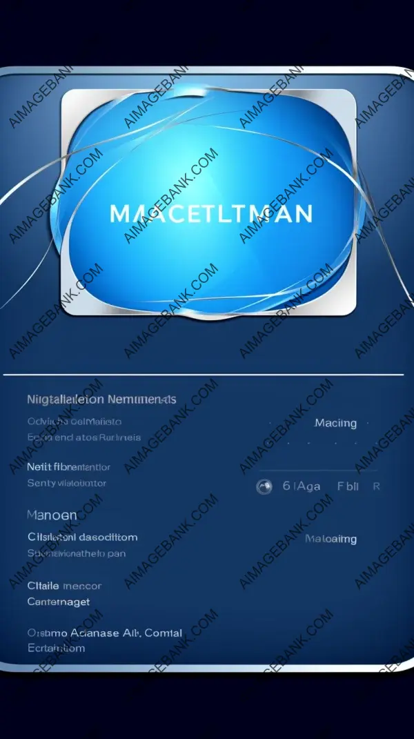 Elegant Business Card Design for Manager in Fancy Tech Telecom