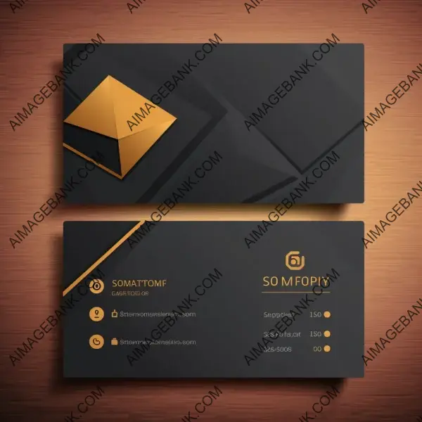 Corporate Design Business Card Layout