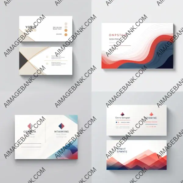 Business Card with Symbol of Trust