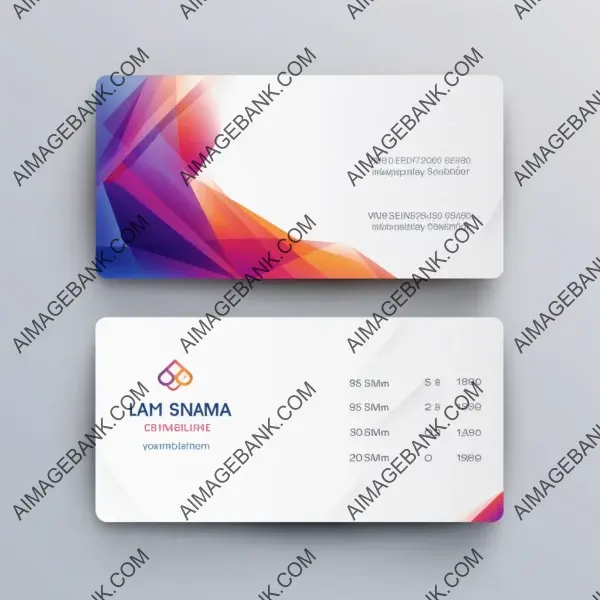 Elegant Business Card for Technology Companies