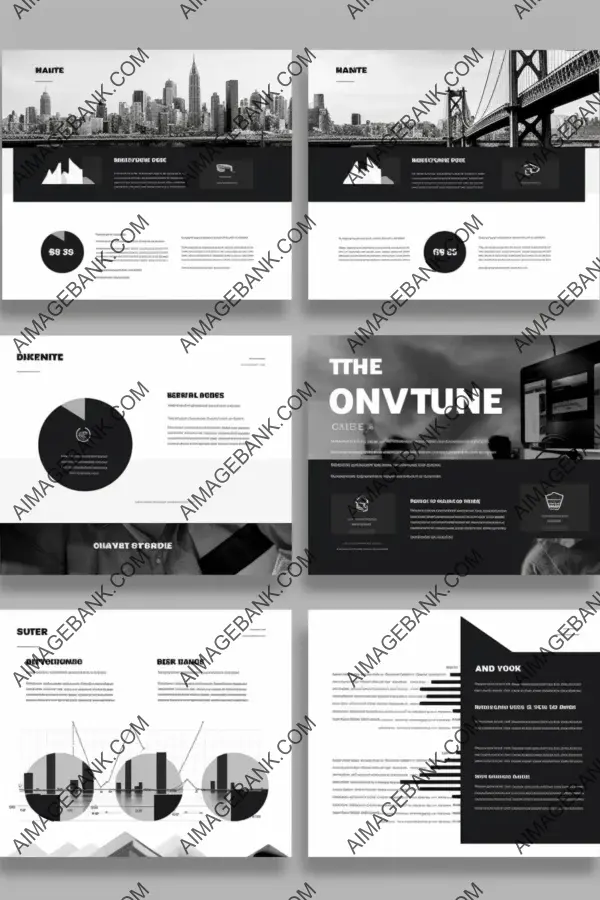 PowerPoint template for AI venture capital funds with a cutting-edge and sophisticated style