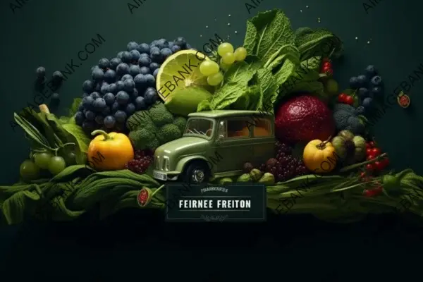 Website for fresh food delivery service with green colors, promoting healthy eating