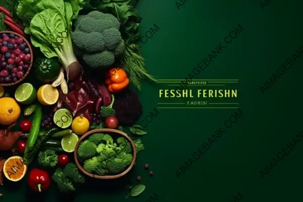 Website for fresh food delivery service using green colors to create a visually appealing and inviting interface