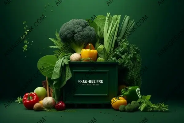 Website for fresh food delivery service featuring green colors that evoke a sense of nature and well-being