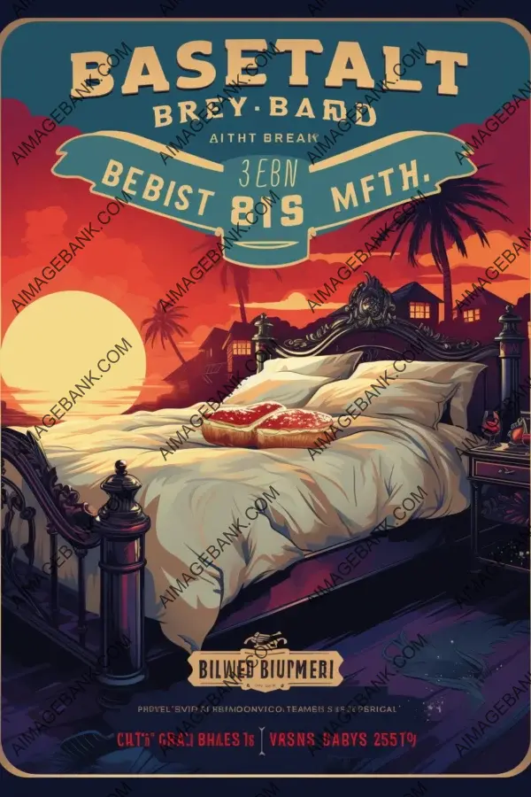 Bed Breakfast Theme Vector Graphics