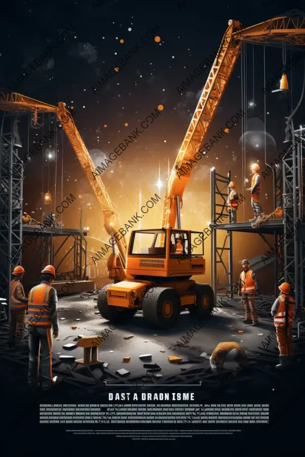 Vector Ad for Construction Company Theme