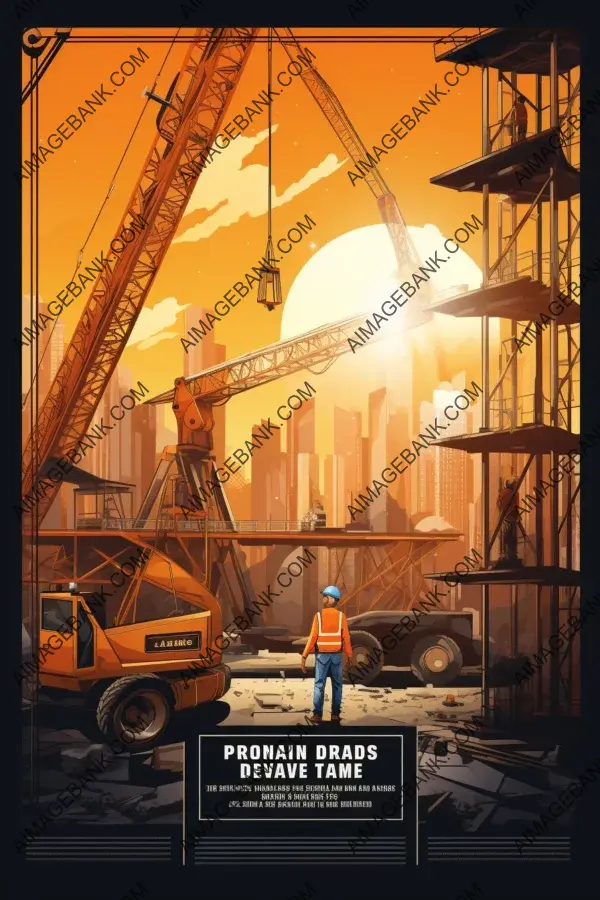 Vector Ad Campaign for Construction Company Theme