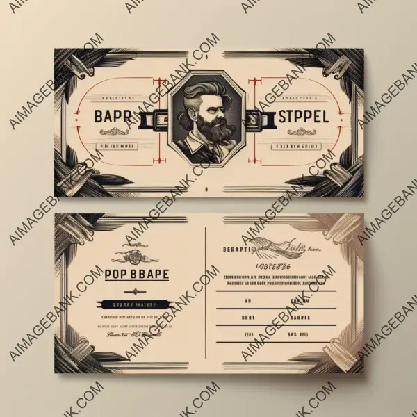 Sleek Barber Shop Business Card Concept with a Twist