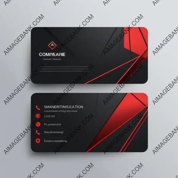 Vertical Business Card Minimal Banner