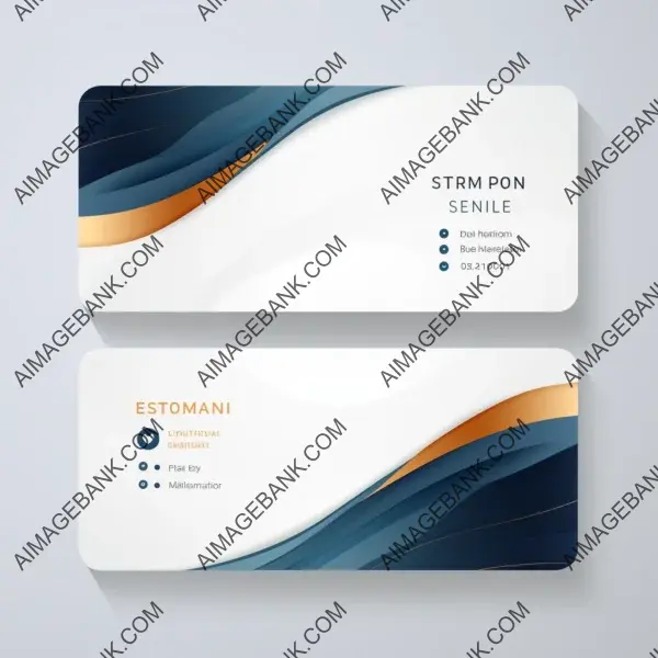 Elegant Card Layout with Trust Symbolism Incorporated