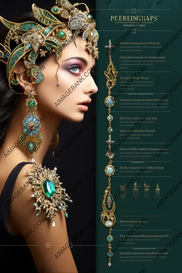 Vector Artisanal Jewelry Vendor Ad Campaign with Texts