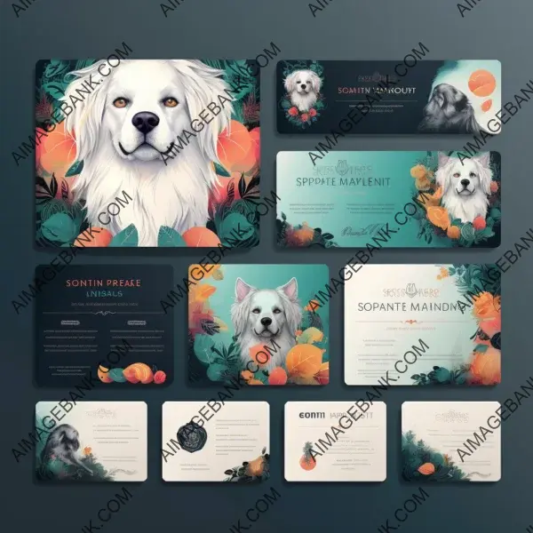 Professional business card design with modern touch