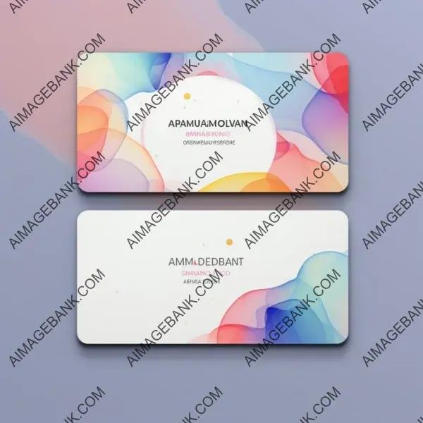 Sleek and premium white clean business card design