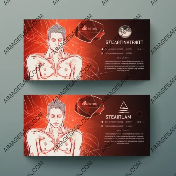 Tranquility and relaxation with shiatsu massages business card ad vector