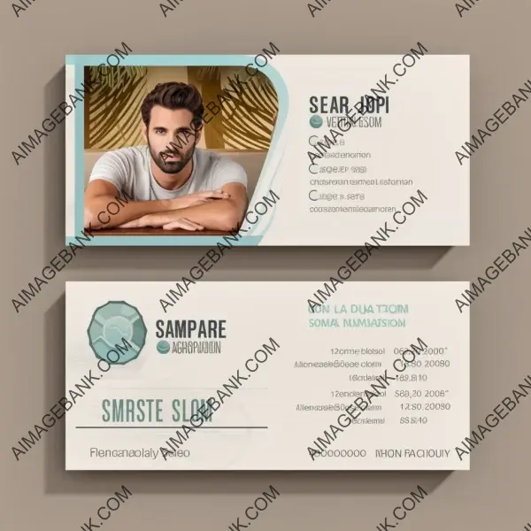 Rejuvenation and balance with shiatsu massages business card ad vector