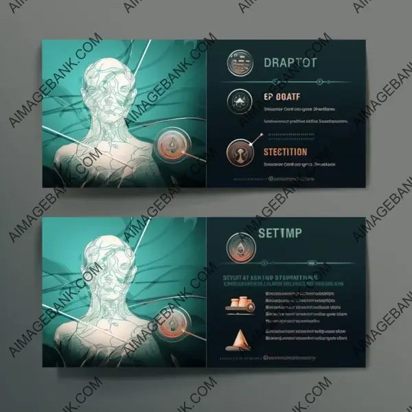 Holistic and soothing shiatsu massages business card ad vector