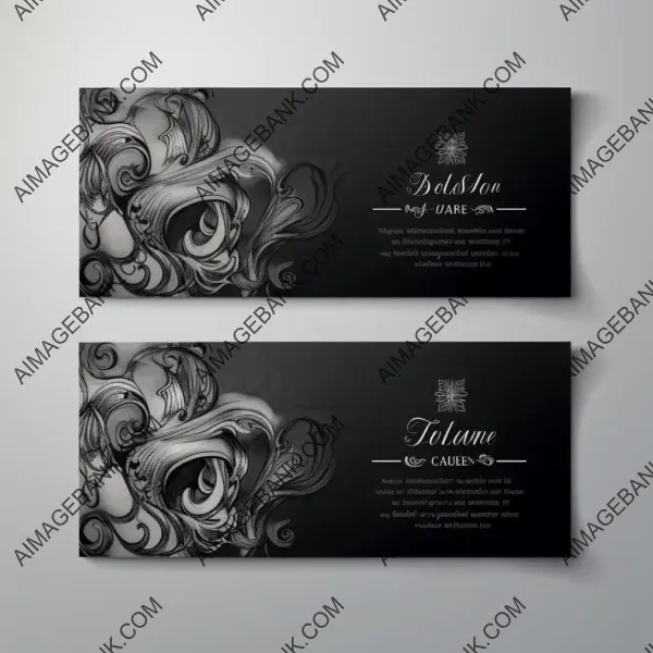 Intricate and unique tattoo and piercing business card ad vector