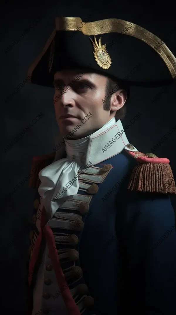 Emmanuel Macron as Napoleon: A French flag-clad 4k tribute