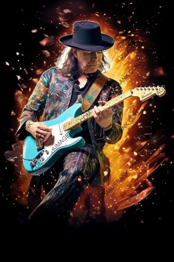 Energetic guitar virtuoso: Stevie Ray Vaughan&#8217;s prototype electric brilliance