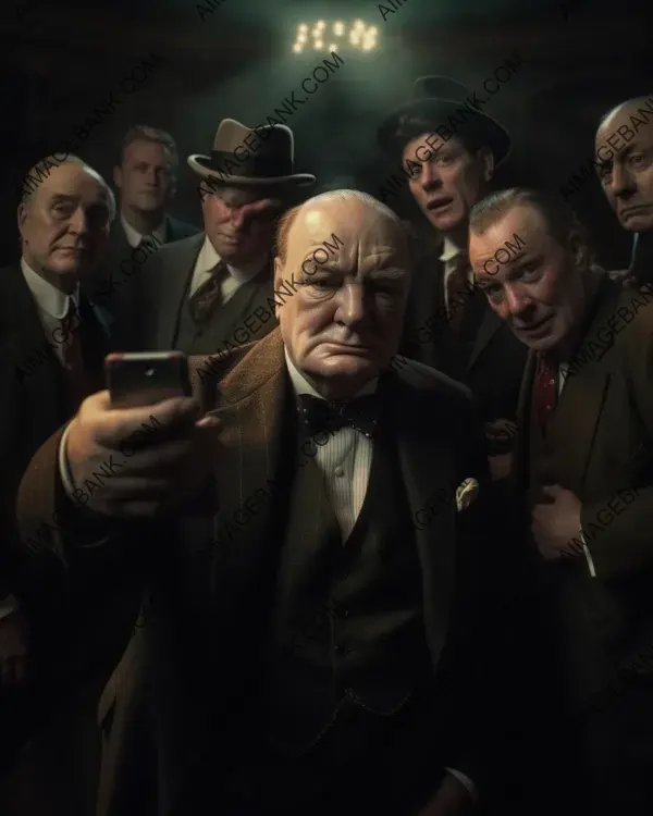 Selfie Time with Winston Churchill: An Up-Close Encounter