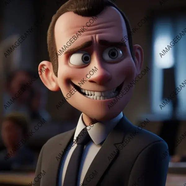 Emmanuel Macron: Pixar Version Unveiled