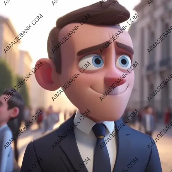 Pixar&#8217;s Rendition of Emmanuel Macron Revealed