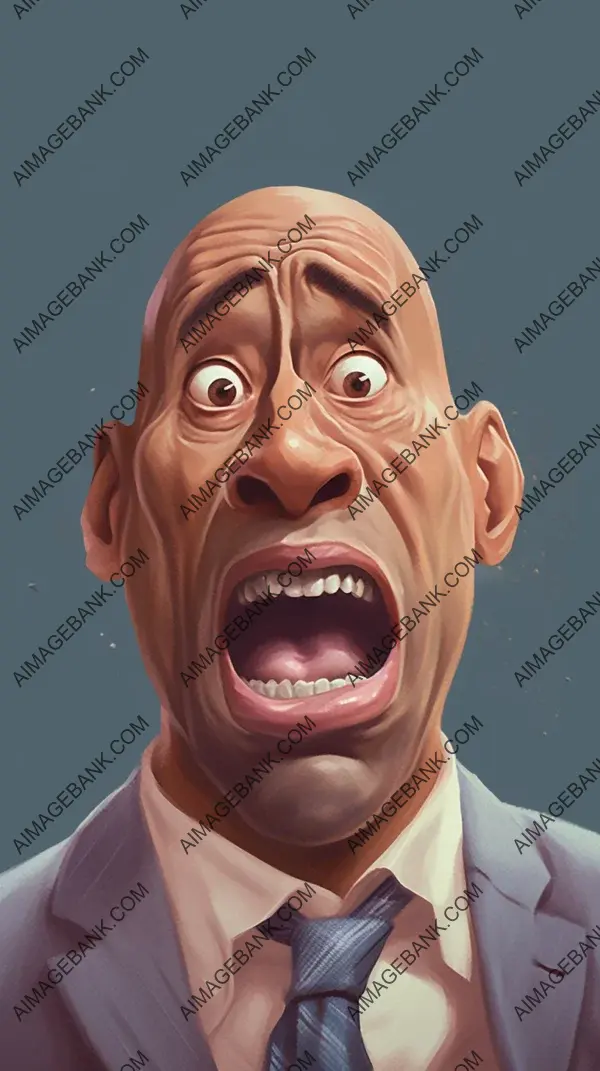 Dwayne Johnson &#8220;The Rock&#8221;: Exaggerated and Striking Artistic Interpretations