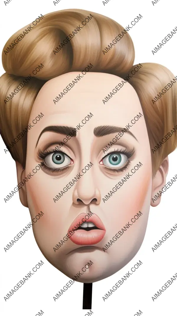 Adele: Quick Boardwalk Caricatures on White