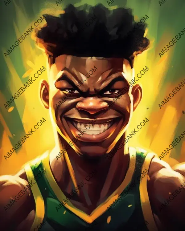 Giannis Antetokounmpo: Playful and Eye-Catching Caricatures