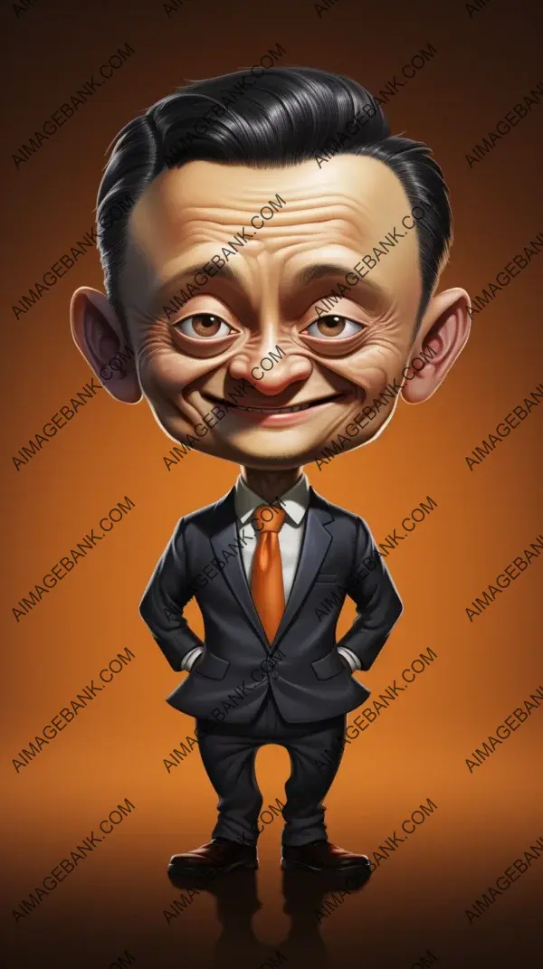 Jack Ma: Rough-Edged and Expressive Caricatures