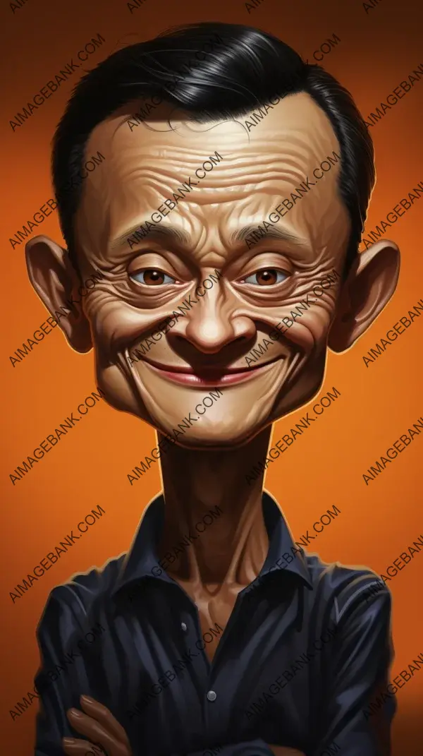 Jack Ma: Bold and Colorful Caricatures