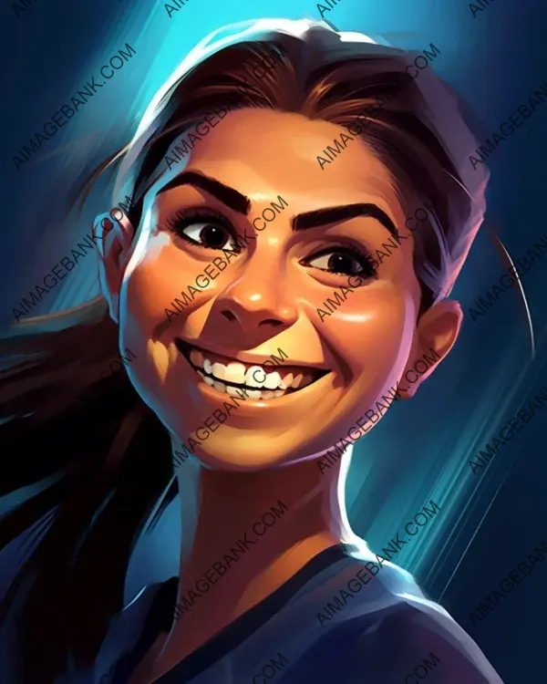 Alex Morgan: Dynamic and Vibrant Caricatures