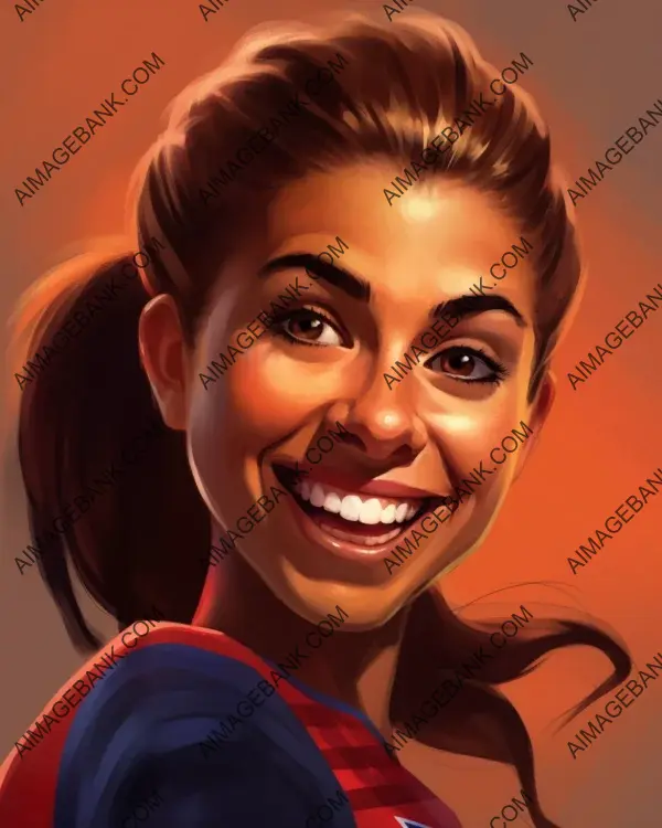 Alex Morgan: Vibrant Caricature Creations in Focus