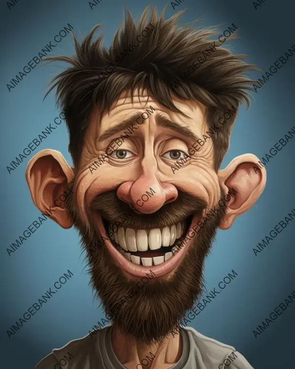 Lionel Messi: Expressive and Playful Caricatures in Mad Magazine Style