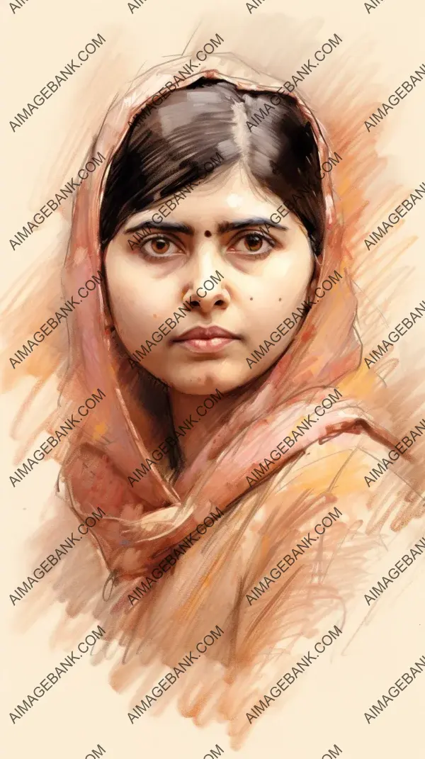 Malala Yousafzai: Bold and Striking Over-Exaggerated Portrayals