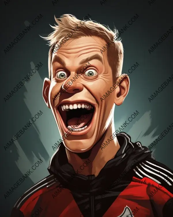 Manuel Neuer: Mad Magazine Style Caricatures