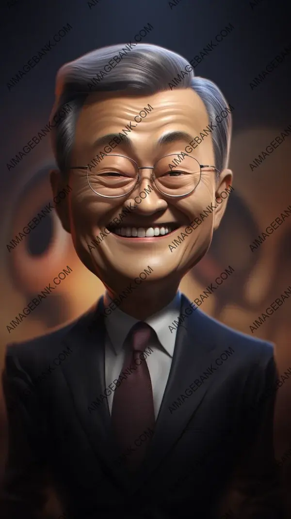 Moon Jae-in: Bold and Colorful Caricatures