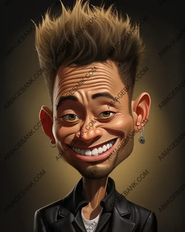 Neymar: Playful and Expressive Caricatures in Mad Magazine Style