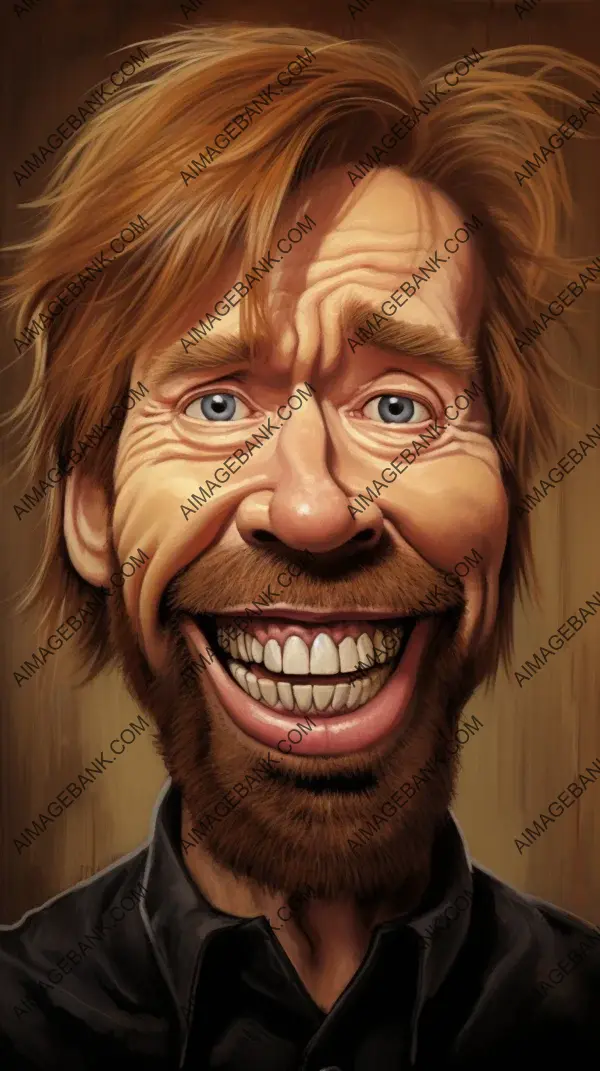 Over exaggerated chuck norris caricature: A Quick Encounter